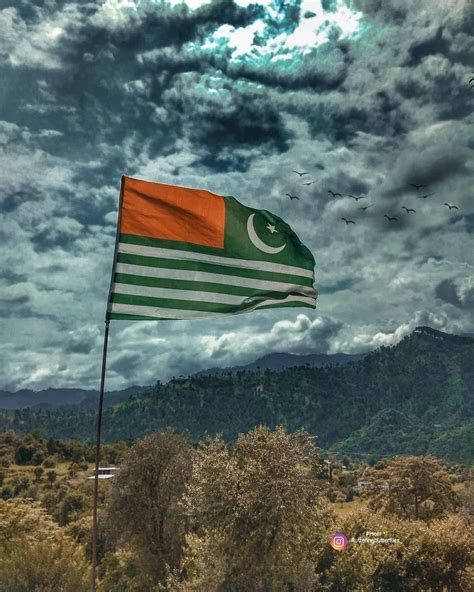 Azad Kashmir - Nature and the Aesthetic Kashmiri Flag