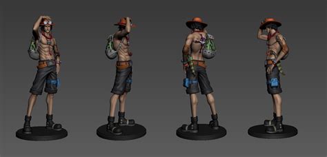 Ace One Piece Figure _ Fanart - ZBrushCentral