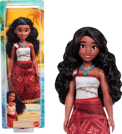 Amazon.com: Mattel Disney Moana 2 Moana Fashion Doll with 2 Accessories ...