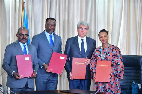 Signature De Deux Accords Entre La RDC Et La France Pour 37 Millions D