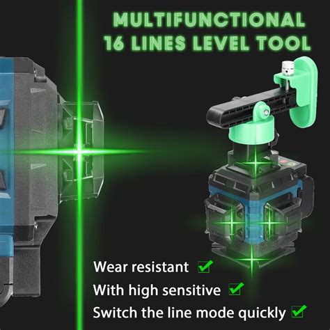 Multifunctional 16 Lines Laser Level 3 Degrees Self Leveling Machine