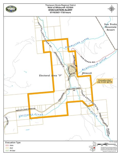 Evacuation Alert Upgraded To Order For Whitecroft Heffley Louis Creek