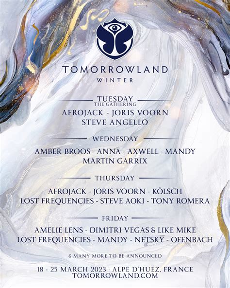 Tomorrowland Festival Dates Gwynne Corenda