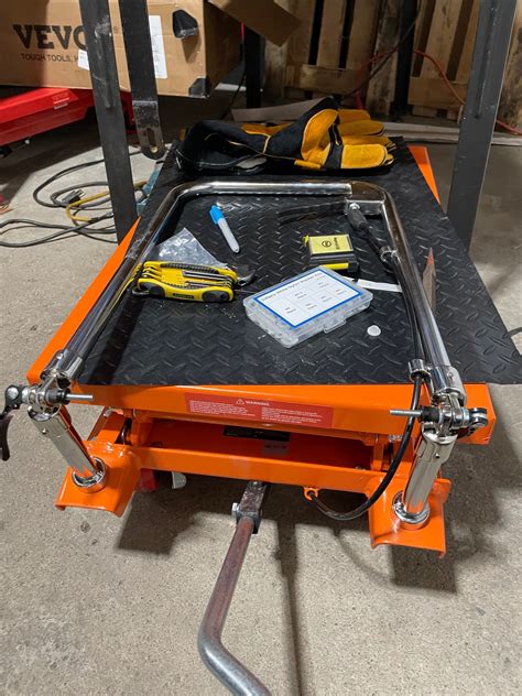 Modified Harbor Freight Lift Table | Tools & Supplies | Pinside.com