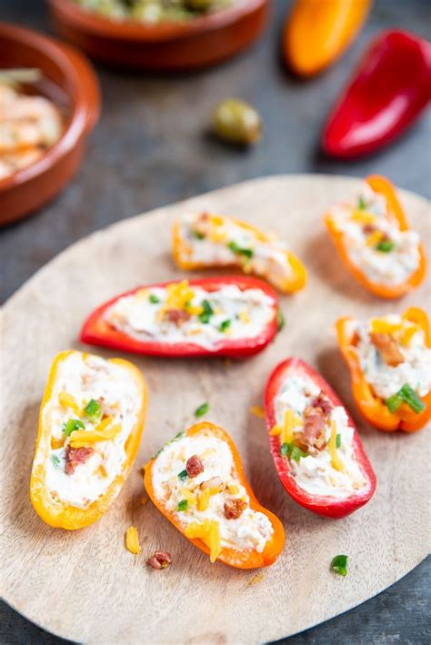 Gevulde Mini Paprika S Met Spek En Kaas Brenda Kookt Tapas Recipes