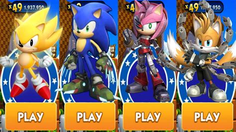 Sonic Dash Sonic Prime Boscage Maze Sonic Vs Classic Super Sonic Defeat