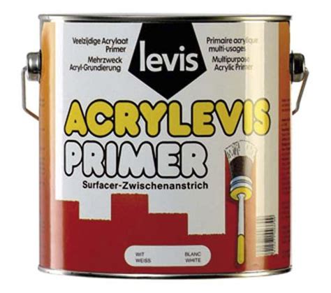 Wood Primer ACRYLEVIS LEVIS Acrylic Exterior Indoor