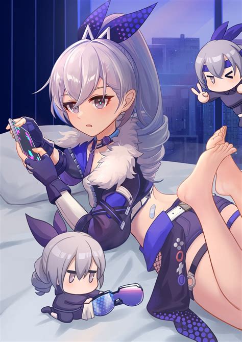 Silver Wolf And Bronya Rand Honkai And More Drawn By Wujingwushi