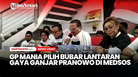 Gp Mania Pilih Bubar Gaya Ganjar Pranowo Di Medsos Beda Dengan