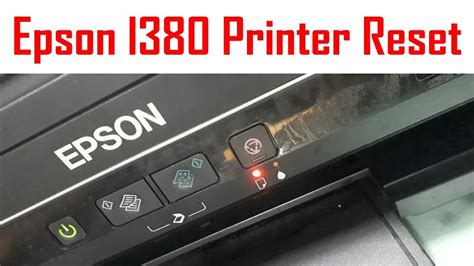 How To Reset Epson L380 Printer YouTube