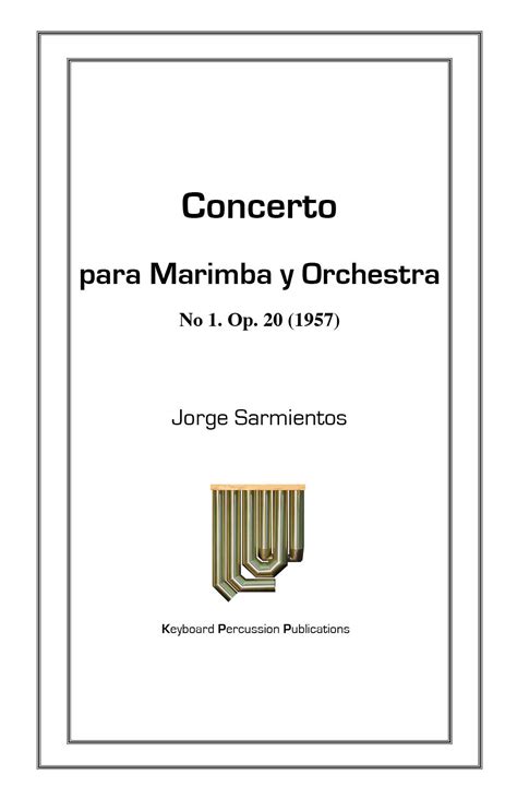 Concerto for Marimba and Orchestra – Mostly Marimba