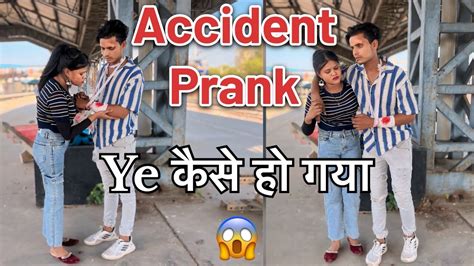 Accident Prank 😱 On My Girlfriend 😭 Tanvi रोने लगी 🥺 Gone Emosnal Prank 😍 Abhi03