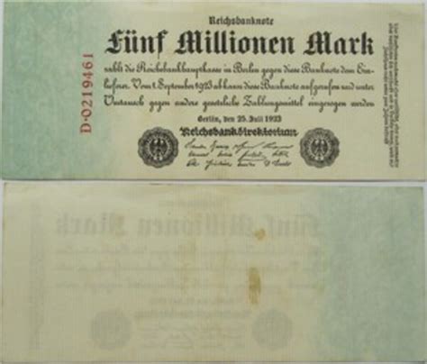 5 000 000 Mark Reichsbanknote Germany 1871 1948 Numista