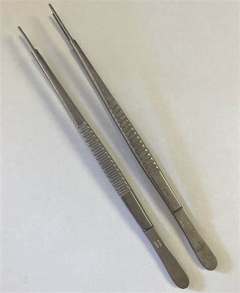 Lot Of 2 Codman 37 1002 Debakey Thoracic Tissue Forceps 9 12 G Ebay