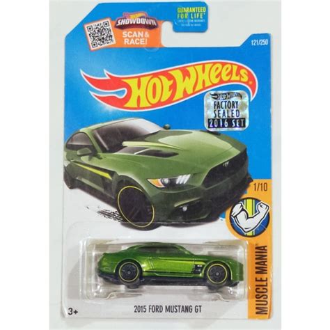 Hot Wheels 2015 Ford Mustang Gt Exclusive Us Card Fs Shopee Malaysia