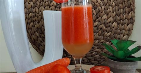 Resep Jus Wortel Nanas Tomat Oleh Cuacamil Cookpad