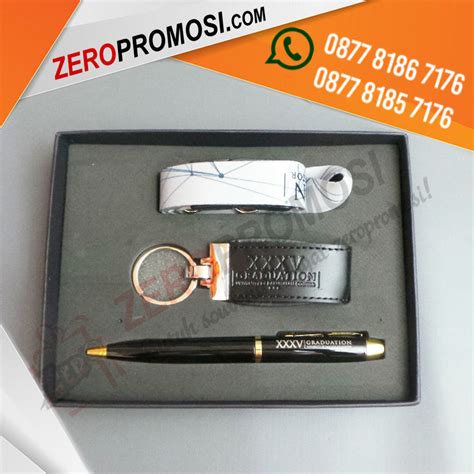 Souvenir Kantor Giftset Custom In Pen Besi Tali Id Card