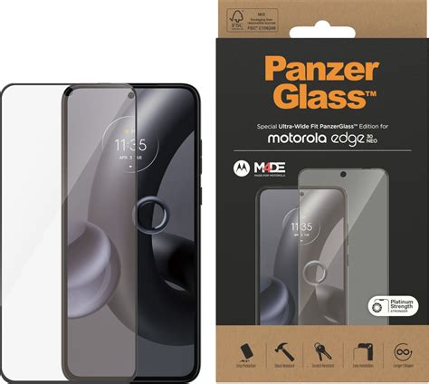 PanzerGlass Ultra Wide Fit ochranné sklo pro Motorola Moto Edge 30 Neo