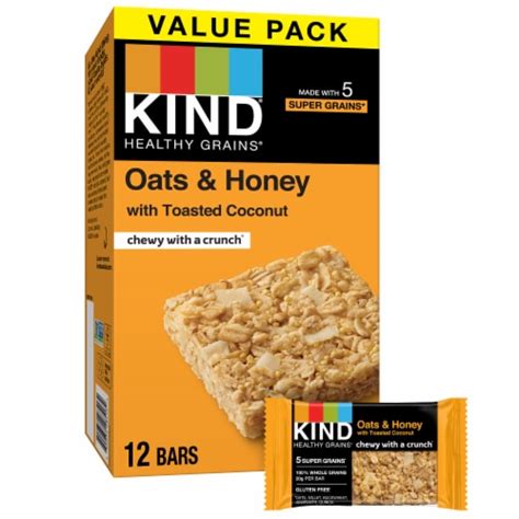 Kind Healthy Grains Oats Honey Granola Bar Value Pack Ct Qfc