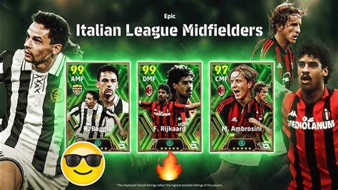 GACHA PEMAIN ITALIAN LEAGUE MIDFIELDER YouTube