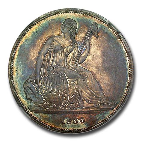 Buy 1836 Gobrecht Liberty Seated Dollar Pf 63 Ngc Cac J 60 Silver Apmex