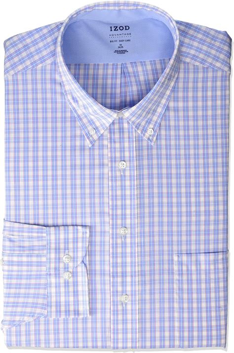 Izod Mens Cool Fx Dress Shirt Cantaloupe 18 Neck 32 33 Sleeve