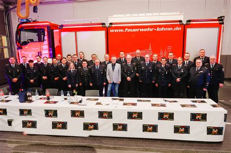 Rückblick auf Rekordjahr der Feuerwehr Lohne Freiwillige Feuerwehren