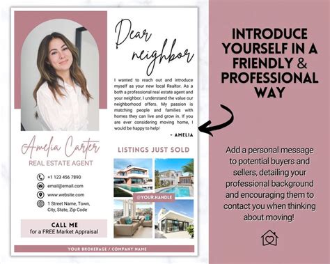 Real Estate Agent Letter Realtor Introduction Template New Agent