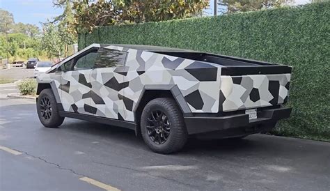 Hd Walkaround Video Of Camo Beta Cybertruck Tesla Cybertruck Forum