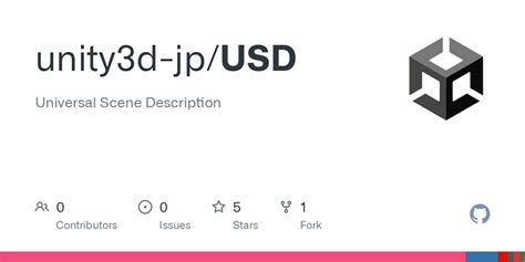 Github Unity D Jp Usd Universal Scene Description