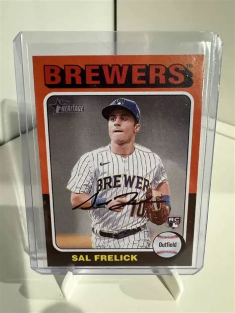 Sal Frelick Topps Heritage Rookie Milwaukee Brewers Rc Eur