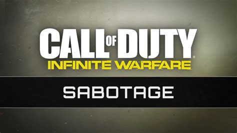 Call Of Duty Infinite Warfare Sabotage Multiplayer Gameplay Trailer Youtube