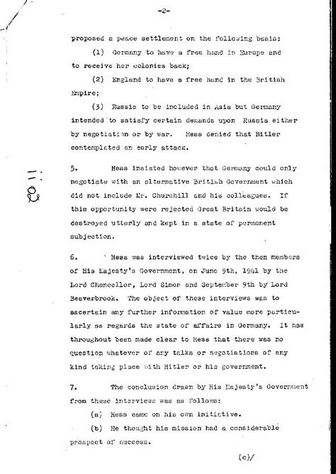 NS History: Rudolf Hess Flight to England in 1941