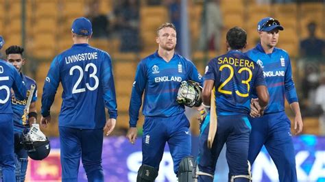 World Cup Eng Vs Sl In Photos Sri Lanka Crush England To Stay Alive