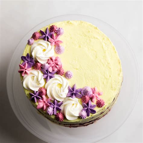 Lemon Blueberry Birthday Cake