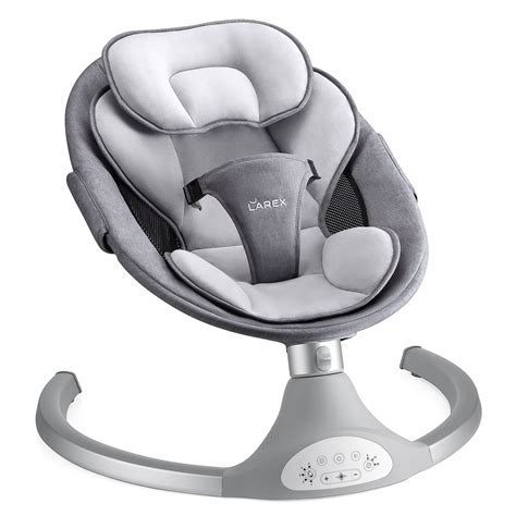 Larex Electric Baby Swing Portable 5 Speeds 3 Positions Music