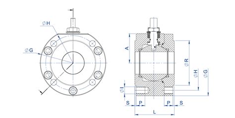 Magnum Split Wafer Pn 16 40 Ansi 150 300 Carbon Steel Ball Valve