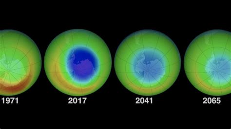 Le trou dans la couche dozone est en train de se résorber d après la