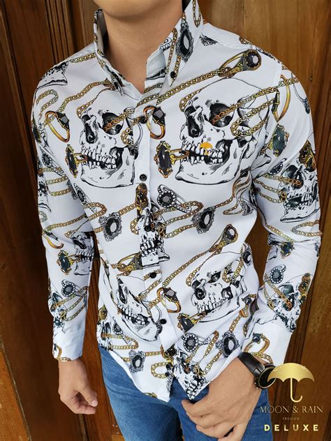 Venta Camisas De Calaveras Para Hombres En Stock