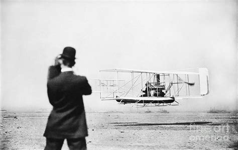 Wright Model A Aircraft Flight 1909 Photograph By Library Of Congress