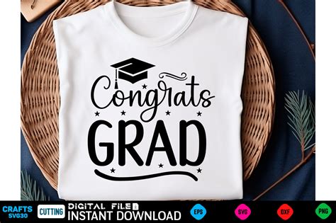 Congrats Grad Graduation SVG 2024 Gradua Graphic By CraftsSvg30