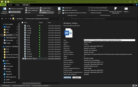 Windows 10 15 Astuces Pour Maîtriser Lexplorateur De Fichiers Comme