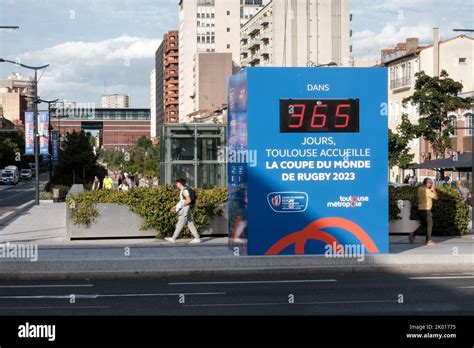 A Giant Countdown Was Installed In Toulouse France One Year Before