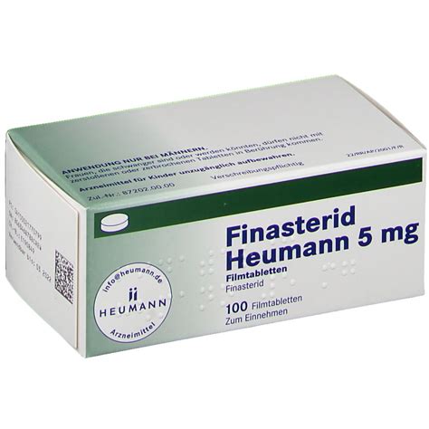 Finasterid Heumann 5 Mg 100 St Mit Dem E Rezept Kaufen Shop Apotheke