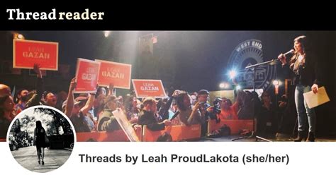 Leah ProudLakota She Her S Threads Thread Reader App