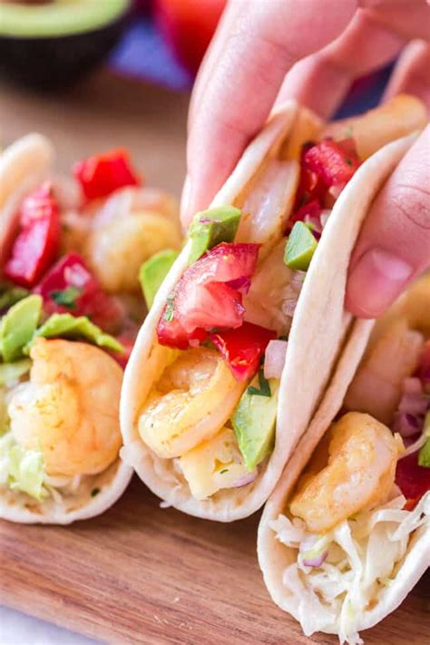 Shrimp Tacos with Pineapple Slaw - The Cookie Rookie®