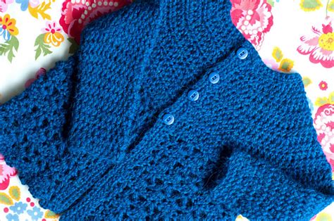 Ravelry Aesthetic Nests Blue Picot And Lace Sweater Pattern By Anneliese