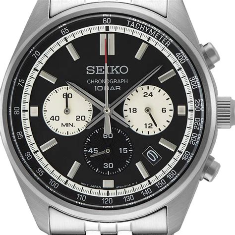 Montre Sport Quartz Homme Noir Et Blanc Ssb P Seiko Ocarat