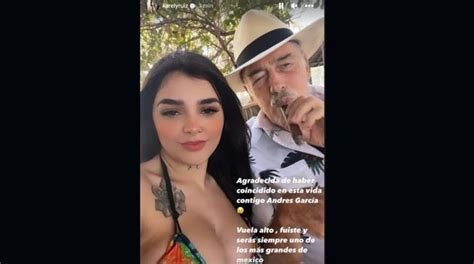 Karely Ruiz Se Despide De Andr S Garc A Con Mensaje Con Acento