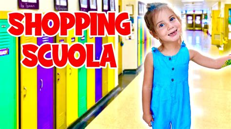 SHOPPING PER IL PRIMO GIORNO DI SCUOLA YouTube